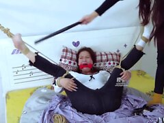 Chinese lesbian tickle and torture