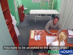 FakeHospital Nurse helps stud get an erection