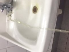 Messy Public Restroom Piss