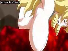 Anime gets fucked by monster cocks