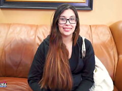 Pregnant nerdy girl audition (New! 19 May 2021) - Sunporno