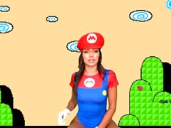 Sisi Rose Big Ass Brunette Sisi Rose Cosplay as Super Mario