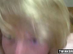 Hot twinks pov and facial cum