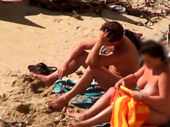 Voyeur on public beach Great sex with hawt hotty