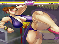 Anime, street fighter, cowgirl