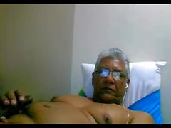 grandpa cum on webcam