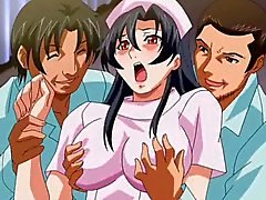 Animated nurse eats patients dicks