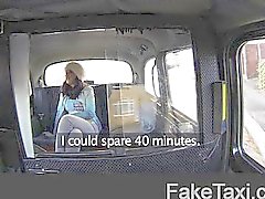 FakeTaxi - Horny stunner enjoys anal sex