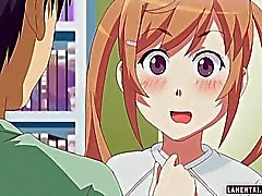 Hentai teenie gets fingered and fucked