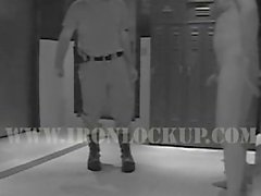 Security Cam of Group Prison Scenes: Urinal Piss & Shower