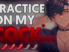Practicing on Your Bestfriend's Cock [Male Whimpering & Moaning] [NSFW Audio] [Head] [BF ASMR]
