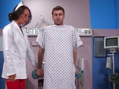 Patient plunges his dick deep into Asa Akiras ass