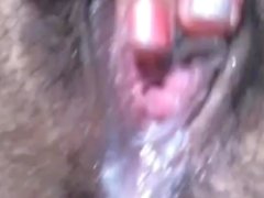 wet and hairy pussy