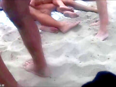 Voyeur beach, nudist sex