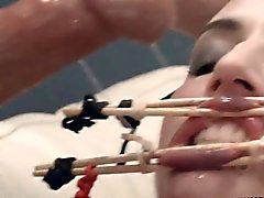 shocking BDSM anal action in gangbang