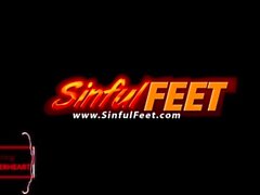 SINFUL FEET Erin Everheart PORNSTAR BABE ERIN EVERHEART