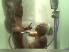 German Couple Fuck in Shower and Filmed with Hidden Cam