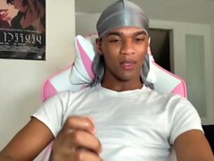 Black twinks with big cocks in bareback gay action