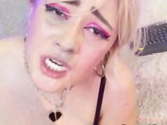 Horny Blonde Wild Shaking Orgasms on cam