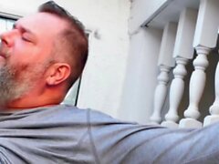 BEARFILMS Fat Bear Tony Marks Sucked By Gay Alezgi Cage