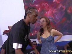 Jessie Parker Gets Introduced To Black Cocks