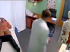 Bruentte babe gets fucked in fake hospital
