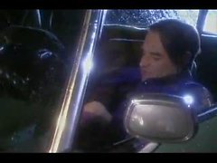 Hot fuck scene in a parked car