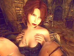 Cartoon gangbang, skyrim monster, skyrim horror