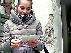 Cute euro chick Emily loves public sex