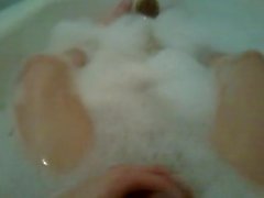 In the bath tub