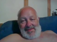 grandpa cum on webcam