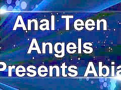 Cute small tit teen takes anal