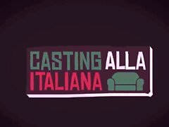 CASTING ALLA ITALIANA - Italian Slut Luna Dark Can Barely