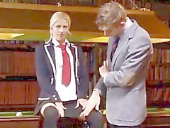 Blonde Teen School Gets Well Fucked