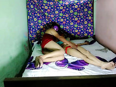 Very hot indian Desi sexy bhabhi acting as young girl