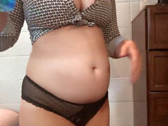 Belly stuffing, olivia patterson, chubby belly