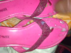Arabic aunt sandals cummed
