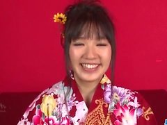 Chiharu craves for jizz to cover her entire pussy and ass