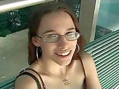 Skinny Nerd Nikki Picked Up And Fucked