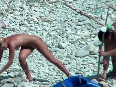 Real nudists on the nature video compilation