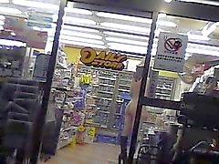 Naked Convenience Store Flash Clerk