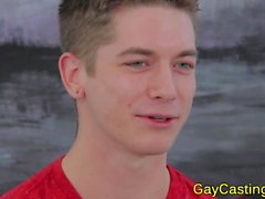 Gaycastings skinny twink anal audition