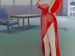 Jessica Rabbit loves bdsm before sex machine Hentai sex game