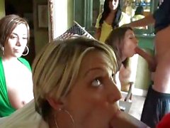 Esmi Lee and friends enjoy a football fucking celebration as they milk cock