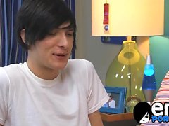 Emo twinks deliver a huge load of jizz after rough anal sex