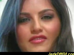 Sunny Leone toying you to jerkoff