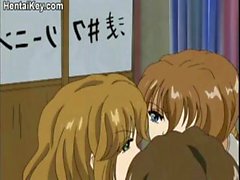 Sentakuya Shin and her friends do some yummy hentai sex with some dudes