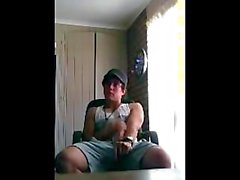 Straight Roommate Recorded Jerking-Off in a Condom.