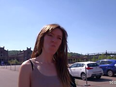 german scout - dreadlocks girl nicky public sex after pickup