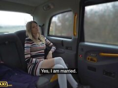 'Fake Taxi Brunette in Black Panties Gest a Hard Fucking on Backseat'